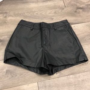 Forever 21 faux leather shorts
